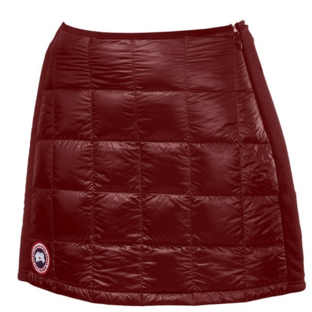 nwt canada goose hybridge lite skirt red 2706L